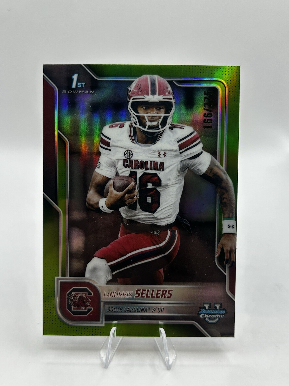 2025 Bowman University Chrome LaNorris Sellers Lime Green Refractor /275  #168