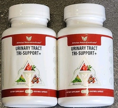 2 Athelas Neutraceuticals Urinary Tract Tri-Support 60 Caps 8/27