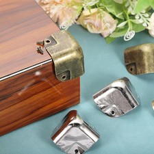 12pcs Bronze Corner Protectors Metal Decor Edge Guards Caps to Prevent Damage
