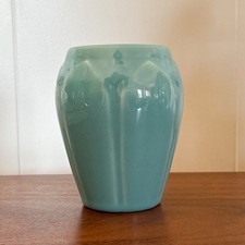 Rookwood Art Pottery 2090 Blue Lotus Leaf Vase 1950 Marked L