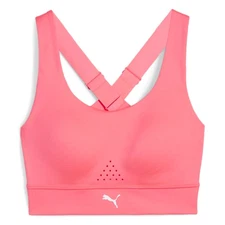 PUMA Pwrbreathe Run Sports Bra Womens Pink Casual 52507416