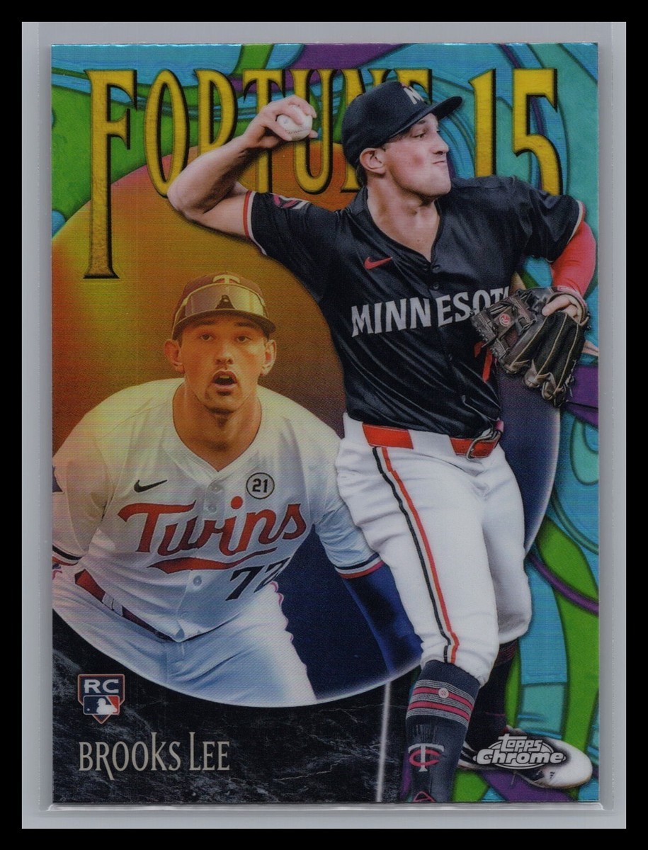 2025 Topps Chrome #F15-14 Brooks Lee Fortune 15 Insert Rookie RC