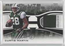 2006 Playoff Absolute Memorabilia Heroes Materials 99/150 Curtis Martin HOF ma9