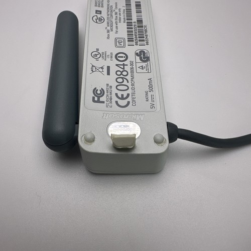 WHITE Microsoft Xbox 360 Wireless Network Adapter WiFi OEM Tested - Great Shape - Picture 14 of 14