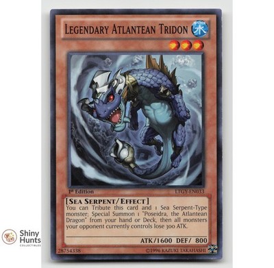 Yu-Gi-Oh Legendary Atlantean Tridon LTGY-EN033 Lord of the Tachyon Galaxy LP
