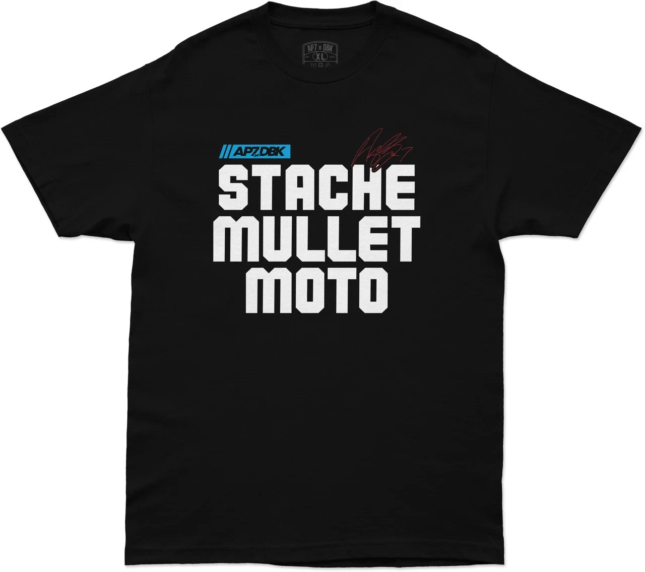DBK Mullet Moto Aaron Plessinger Black T Shirt Size Adult Large