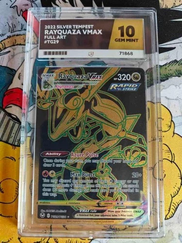 Rayquaza VMAX (Secret) Tg29/Tg30 ACE 10- Perfect Sub Grades