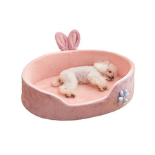 Cozy Detachable Pet Bed - Soft, Washable  Comfortable for All Seasons