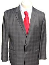 Jos A Bank Reserve Suit Mens 46R 2 Button Reda Major 150s Wool Pants 46x30 EUC