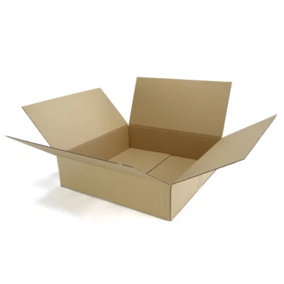 KARTON.EU 10 Karton Faltkarton Faltschachteln 600 x 600 x 150 mm