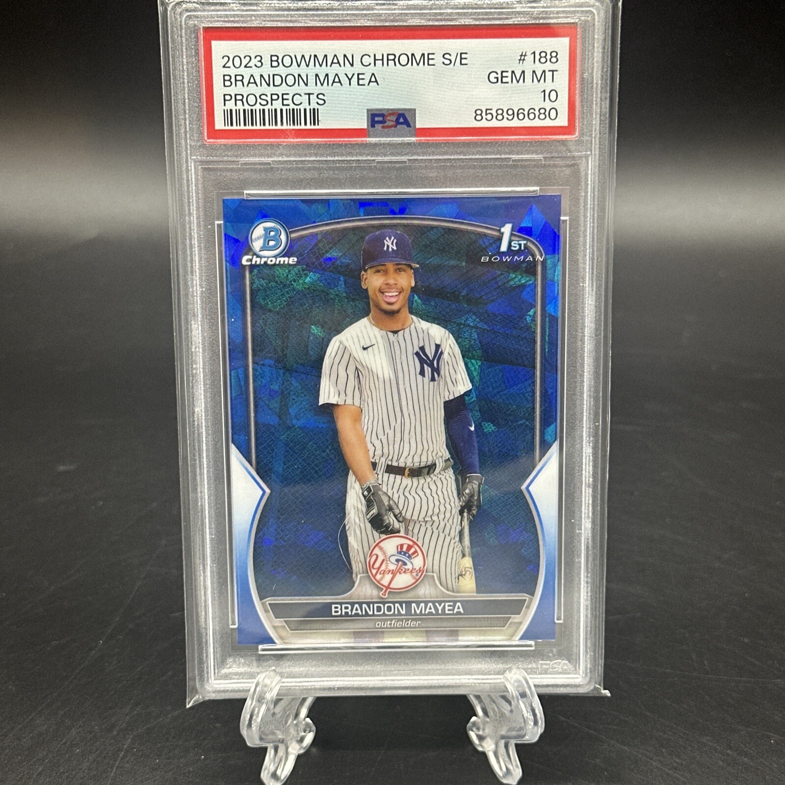 2023 Bowman Chrome Sapphire Brandon Brando Mayea #BCP-188 PSA 10 Yankees Lot6130