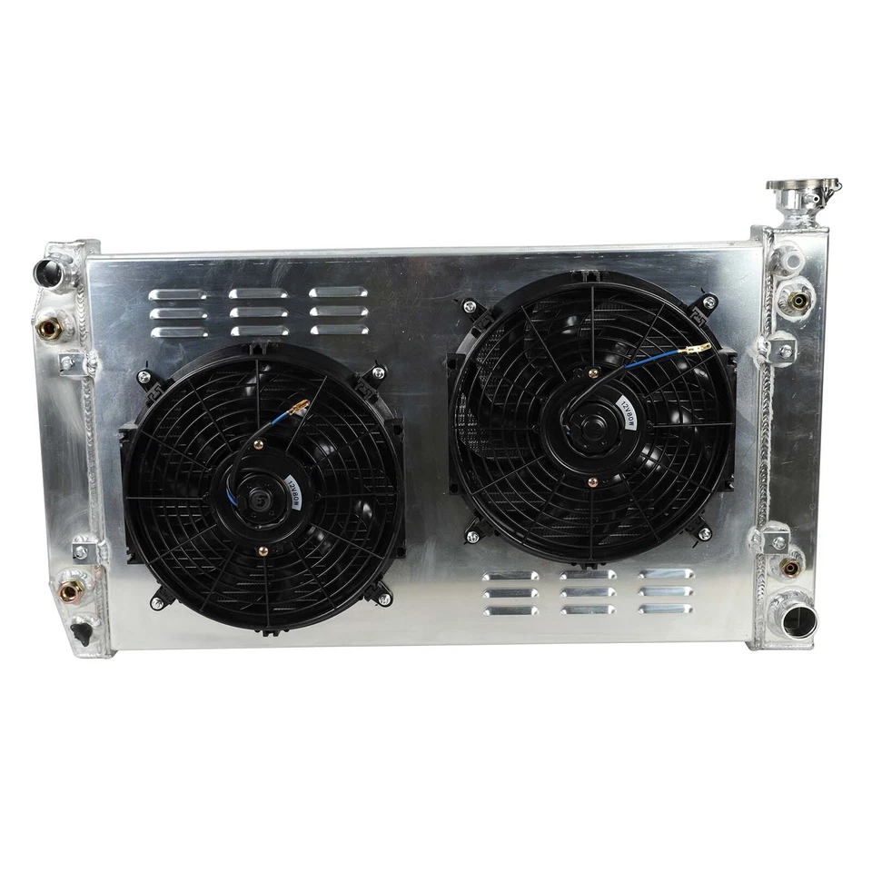 622 3Row Radiator+Shroud Fan Kit For 88-99 Chevy Truck GMC C/K C1500 C2500 C3500 - Image 4 of 4
