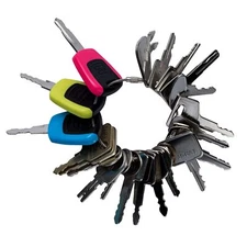22 Premium Heavy Equipment Keys Construction Ignition Keys Set Bobcat CAT Kubota
