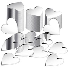 100pcs Acrylic Heart Wall Stickers Decorative DIY Mirror Home Decor