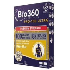 Natures Aid Pro 100 Ultra 100 Billion Bacteria 8 Strain Complex 30 Capsules