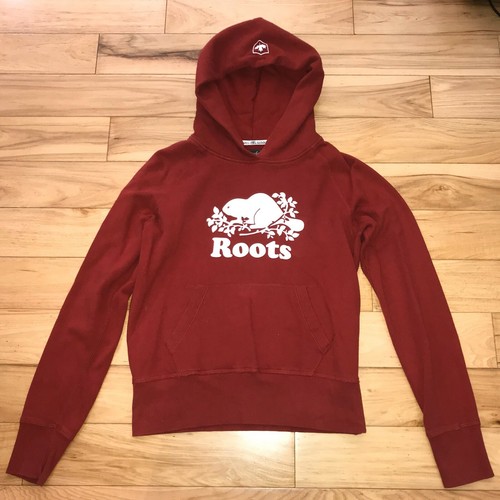 ROOTS Athletic Red Kanga Hoodie Hooded 