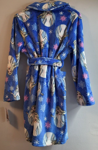 Frozen Disney Robe Girls Size 10-12 Polyester Tie Waist Long Sleeve & Pockets - Picture 2 of 3