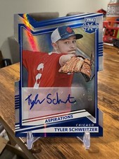 2022 Panini Elite Extra Edition Tyler Schweitzer Prospect RC Auto #/50🔥📈