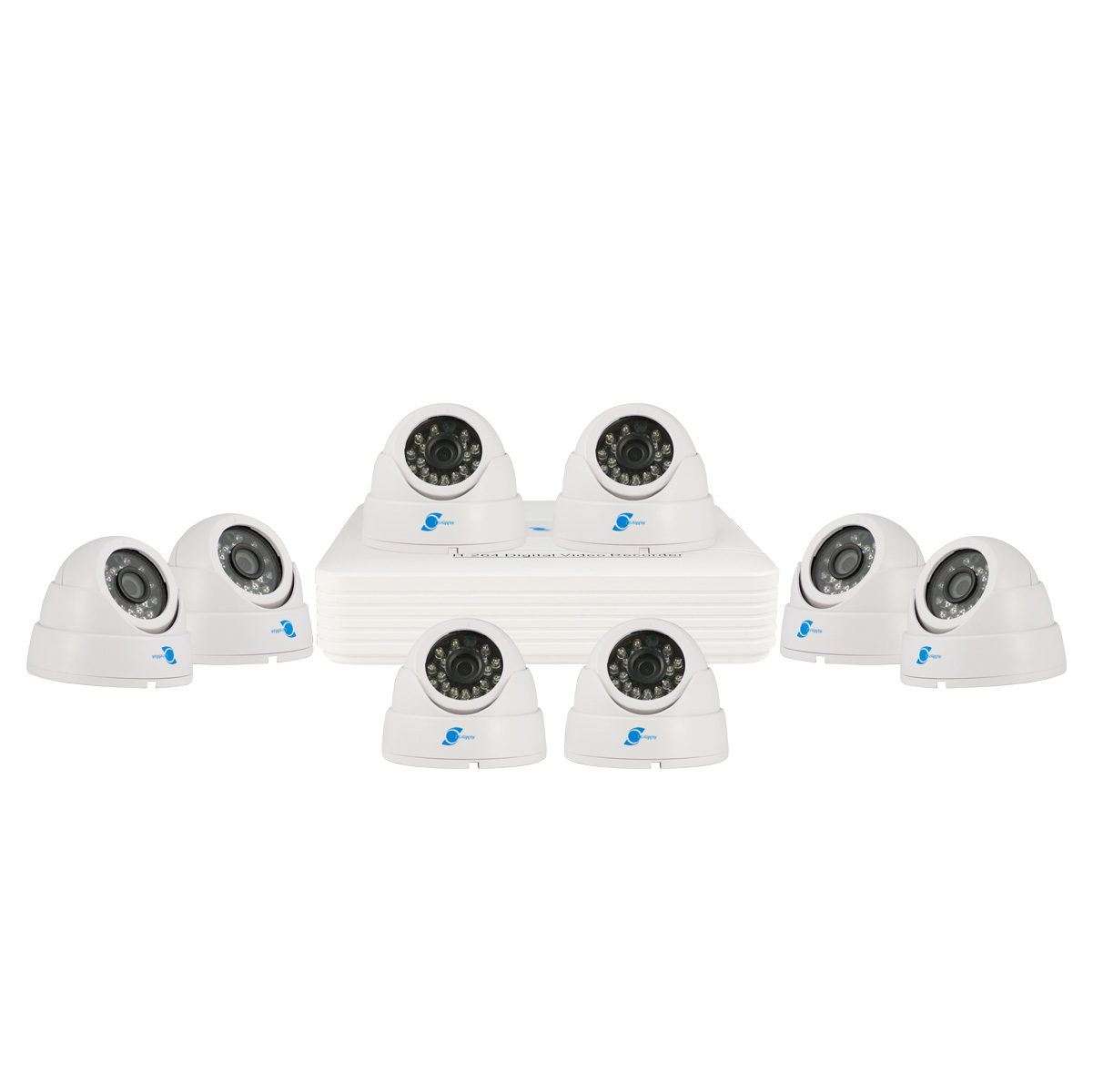 LineMak 8 Camera kit, 1/3.5" HDIS CMOS Sensor, 900TVL with 8