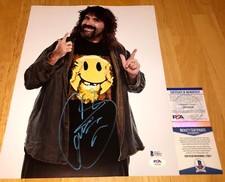 Mick Foley Dude Love Mankind Signed Autographed 11x14 Photo PSA Beckett  A