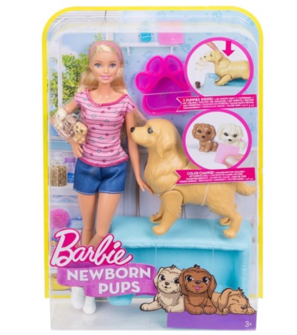 barbie newborn pups doll