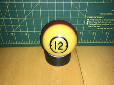 Vintage Brunswick Centennial Gold Crown Pocket 12 Twelve Ball Pool Billiards
