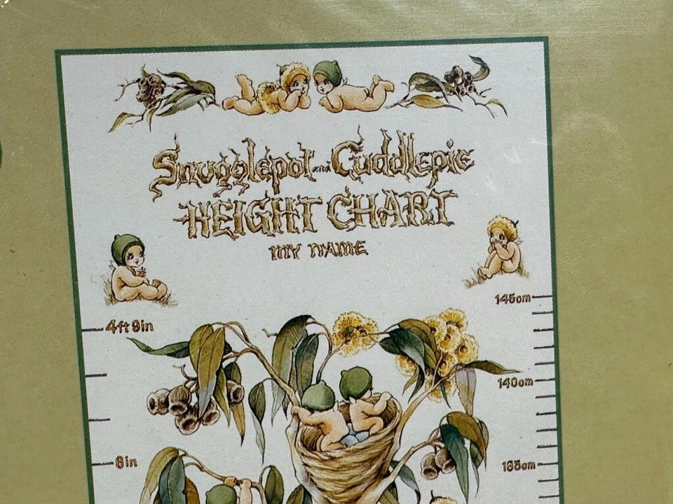 Gumnut Babies May Gibbs Child Kids Baby Toddler Hanging Height Growth Chart - Image 4 of 4