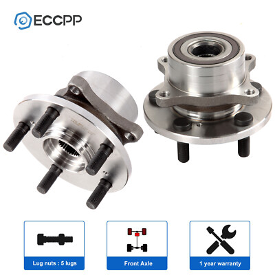 2Pcs Wheel Hub Bearings Front For Honda Pilot 2009-2015 Acura MDX
