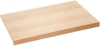 Kesper Schneidebrett Fleischteller Tranchierbrett Buche 50X36 4000270851025