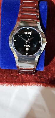 Harris Sapphire Crystal Quartz Watch Men display picture 1
