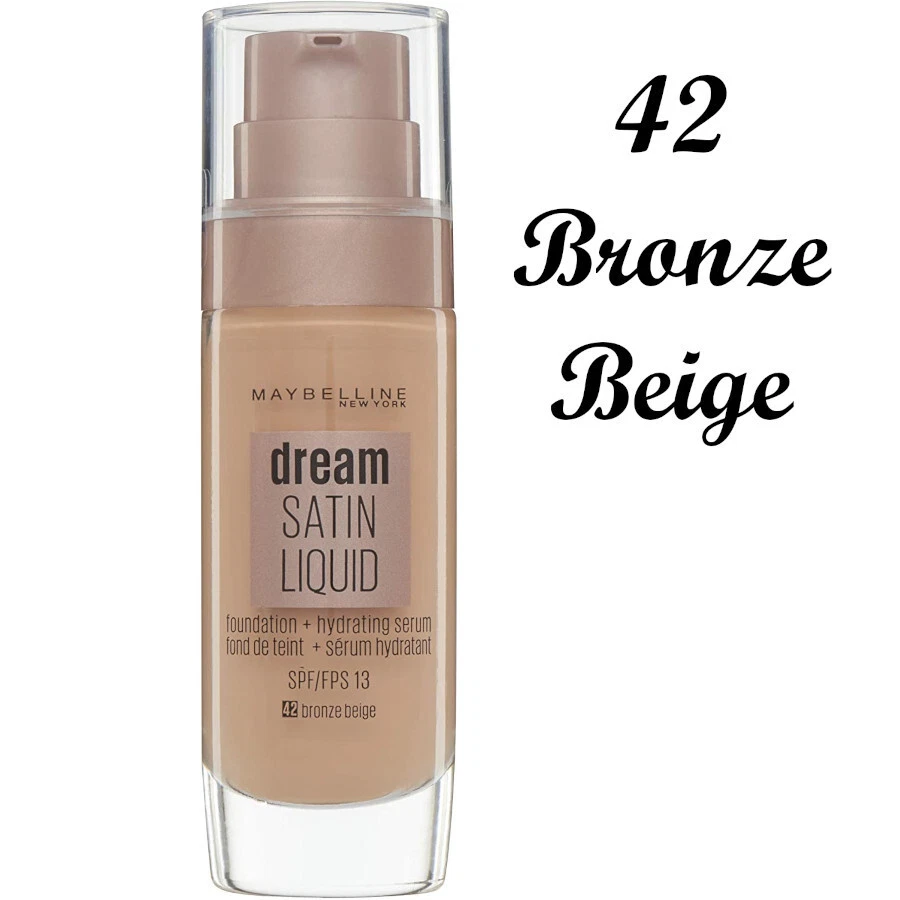 FOND DE TEINT DREAM SATIN LIQUID 42 BRONZE BEIGE MAYBELLINE - Photo 1/1