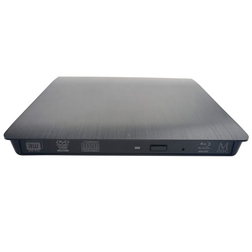 External Bluray Burner BDXL 100GB M Disc Writer USB 3.0 Laptop Slim DVD CD Drive - Picture 2 of 10