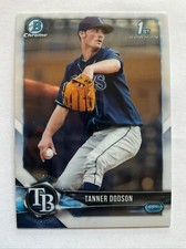 2018 Bowman Chrome Draft TANNER DODSON 1st Bowman RC Los Angeles DODGERS #BDC-78