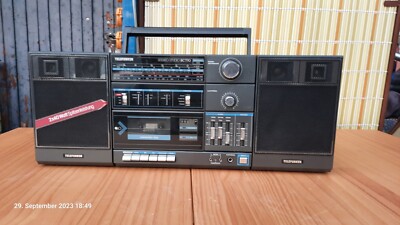 Vintage TELEFUNKEN RC 770, Stereo Studio Boombox portable, 2x40 Spitzenleistung 