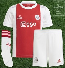 Ajax Home Full Kit - adidas Football Shirt Shorts Socks - Infant / Youth Sizes