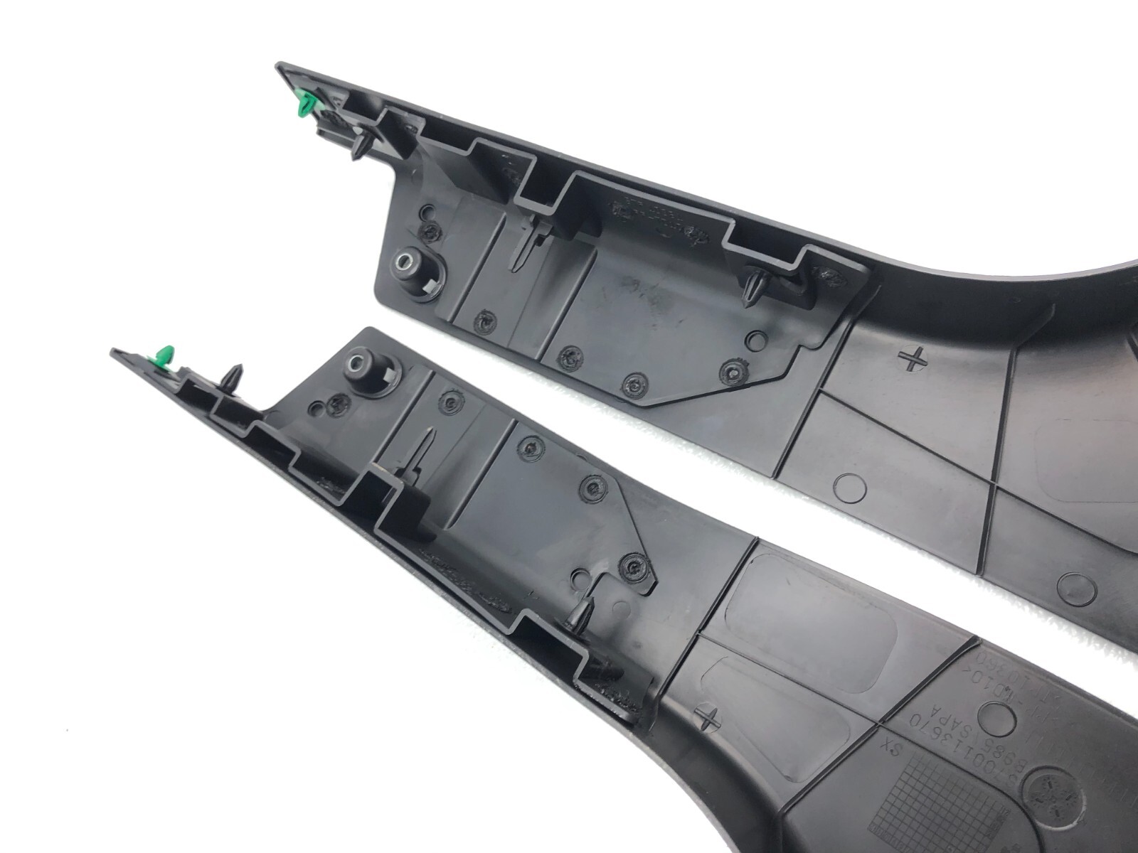 2014-2019 MASERATI GHIBLI FRONT DOOR SCUFF TRIM COVER PANELS PAIR X2 OEM.