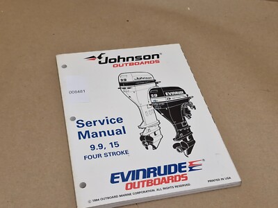 Johnson Außenborder Evinrude Service Manual 9.9 15 Viertakt 803140 gebraucht marine