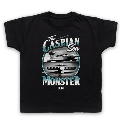 KASPISCHES SEEUNGEHEUER SOWJETISCHES FLUGZEUG KM KORABL MARKTKRIEG KINDER KINDER T-SHIRT