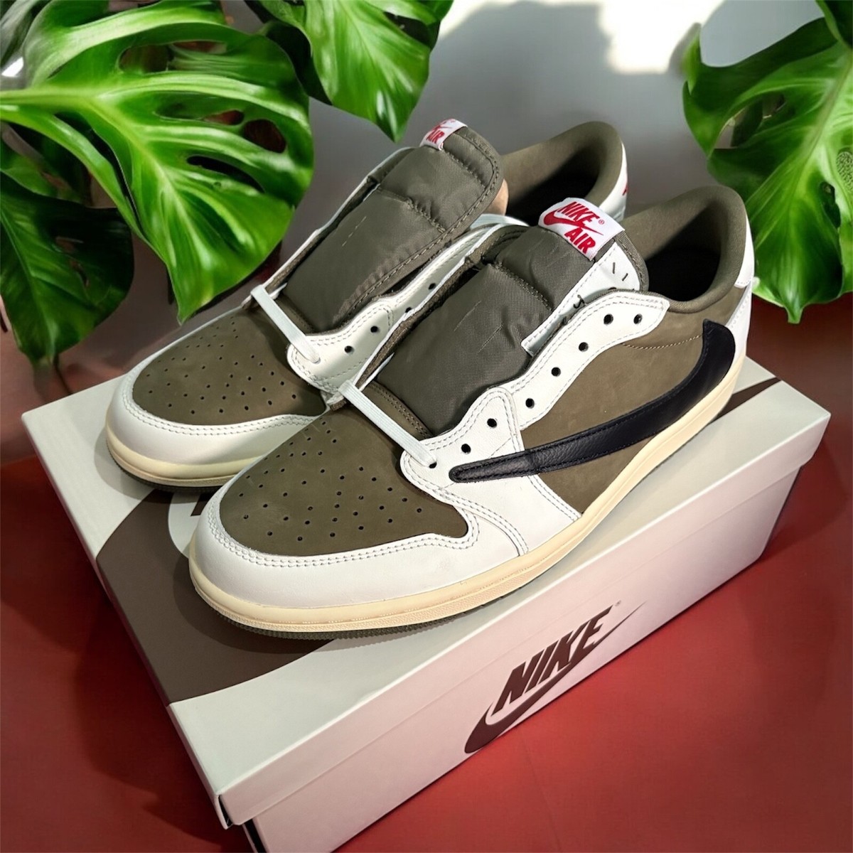 travis scott jordan 1 medium olive-Nike-New-UK Size 10 | eBay UK