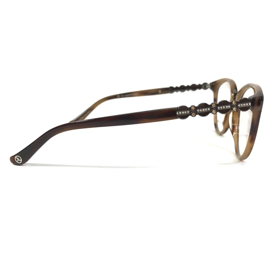 Monturas de gafas Judith Leiber JL-3042 cristales gris tortuga moca 52-18-140 Foto 4 de 4