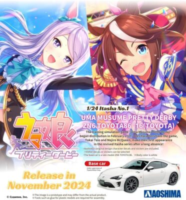 AOSHIMA 1/24 UMA MUSUME PRETTY DERBY ZN6 TOYOTA 86 16 Itasha No.1
