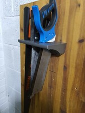 Saw and tenon saw wall van holder. Colour-choice in description. Hold 4 saws