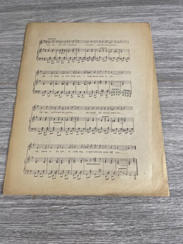 I Can't Take My Eyes Off Of You Rida Young Paul Rubens Vintage Sheet Music - Picture 16 of 16