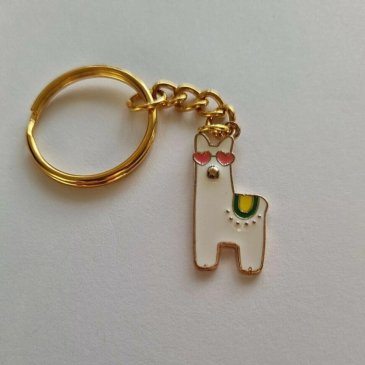 Natural life llama keychain sale