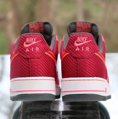 Size 12 Nike Air Force 1 Low Mens Fusion Red Lace-Up Athletic Sneaker 488298-611 Buy Nike Air Force 1 Low - 488298 611 | GOAT main image 3