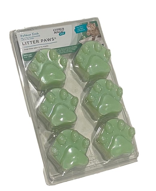 Citrus Magic 6 Pet Odor Control “paws” for Litter 1 Paw 1 Week of Freshness for sale online eBay