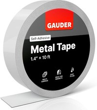 10 Feet White Adhesive Metal Tape for Magnets Magnetic Wall Base Strip