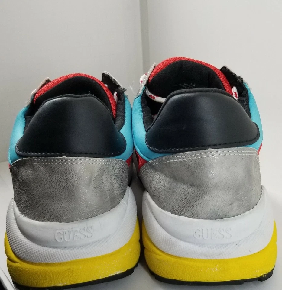 Tênis de couro multicolorido e estanho adivinhe - Imagem 4 de 4