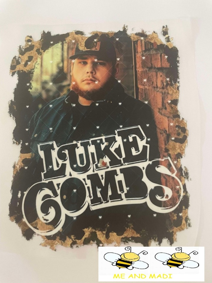 LUKE COMBS PICTURE COUNTRY READY TO IRON ON TRANSFER DTF (3L) eBay