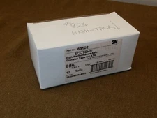 12 Rolls 3M Scotch Atg 926 Adhesive Transfer Tape 1/2" x 18 Yd Clear